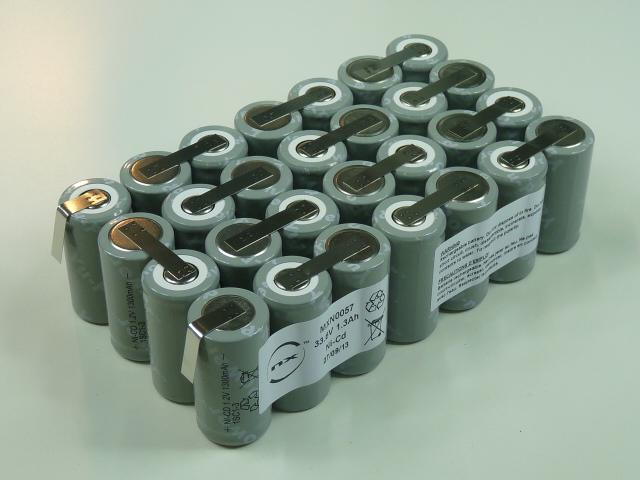 BATTERIE NICD 28X SC 28S1P ST2 33.6V 1300MAH T2_0