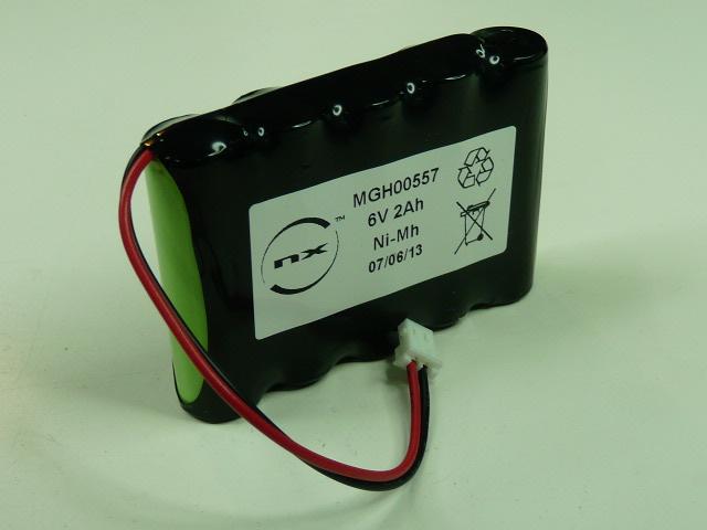 Batterie industrielle Nimh 5x AA 5S1P ST1 6V 1700mAh Molex - Marque NX_0