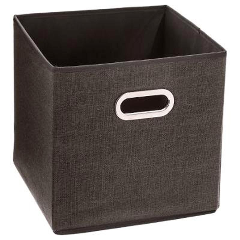 BOÎTE DE RANGEMENT PLIABLE PREMIUM 31X31CM MARRON - PARIS PRIX_0