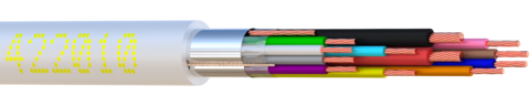 Câble multiconducteur souple 10x0.22mm + 2x0.75mm - Bobine de 100m - Référence CS102B_0
