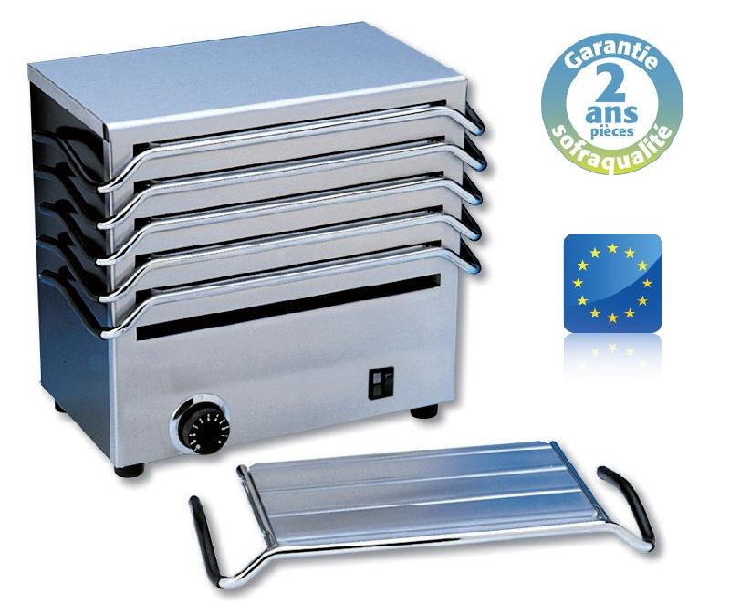 Chauffe-plats à 6 plaques - 28052 - électrique 800W - plaques 270x150 mm_0