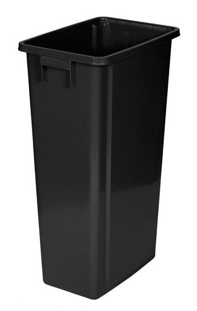 Collecteur de tri sélectif 80L noir - 7 coloris disponibles - Polypropylène robuste et durable_0