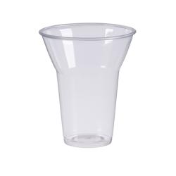 ECOLOMIQUE - 50 Pcs - Pot plastique PET 360 ml - Diam: 9,5 cm, Hauteur: 11,2 cm - ECO210GKSMOO - transparent plastique ECO210GKSMOO_0