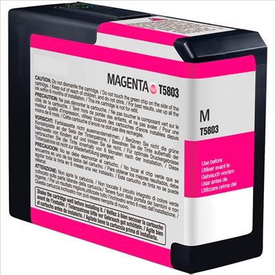 Epson - Cartouche d'encre magenta pigmentaire 80ml pour traceur Stylus Pro 3800 / 3880_0