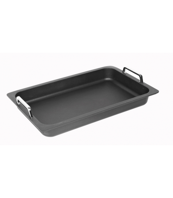 Gastronormes Pan GN 1/1 - 530 x 330 x 55 mm en aluminium avec revêtement haute qualité Lothan Intel®_0