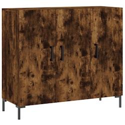 Helloshop26 - Buffet bahut commode armoire meuble de rangement organisateur cuisine salle de séjour salon 90 x 34 x 80 cm bois 02_0031127 - 300021001_0