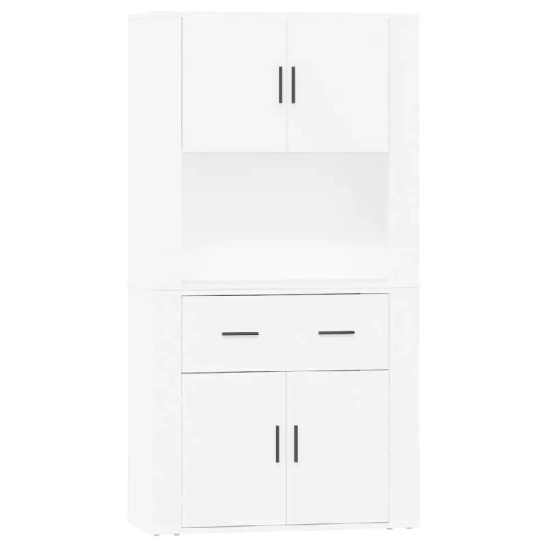 Helloshop26 - Buffet bahut commode armoire meuble de rangement organisateur cuisine salle de séjour salon haut bois d'ingénierie 02_0032783 - 300021_0