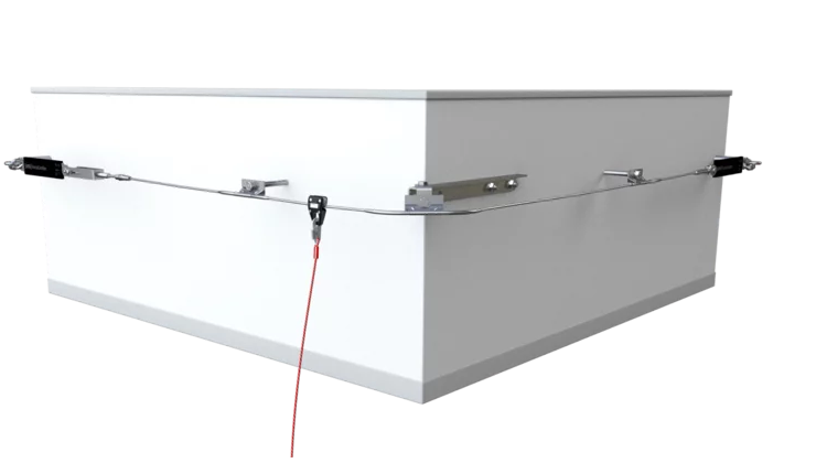 Lignes de vie franchissables en acier inoxydable - ABS-Lock SYS II (8 mm) & IV (6 mm) pour façades et murs_0
