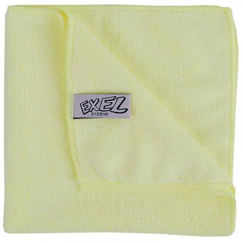 LOT DE 5 CHIFFONS MICROFIBRES JAUNES JANTEX