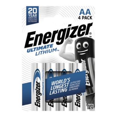 Piles Lithium Energizer Ultimate LR06 AA, lot de 4_0