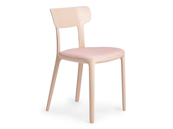 Lot de 6 chaises polyvalentes Canova - assise tapissée en polypropylène, 7 coloris, garanties 3 ans_0