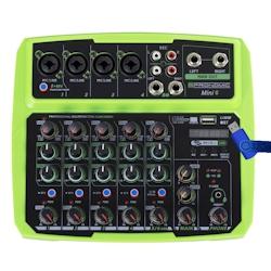Table de mixage - Pronomic Mini6 - pour Sonorisation DJ avec USB à 6 canaux - interface audio bidirectionnelle+Clé USB 32G - 3666638034809_0