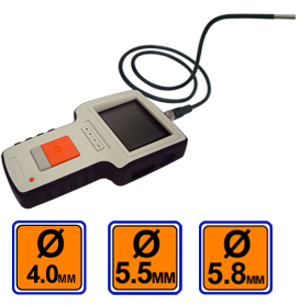 Vidéo endoscope V-Scope - inspection industrielle haute résolution - écran LCD 3.5’’ - flexible jusqu’à 30m_0