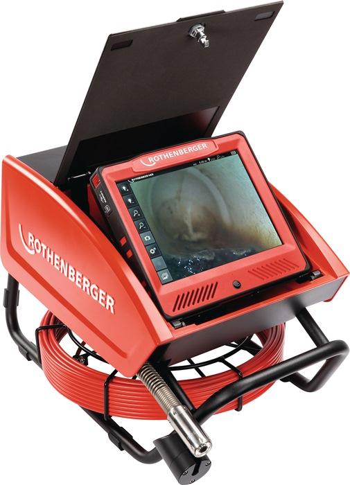 Caméra d'inspection ROCAM® 4 PLUS D. De la tête de la caméra 30 mm longueur du câble 30 m D. Du câble 7 mm 18 V / 4,0 Ah D. 40 - 300 mm ROTHENBERGER_0