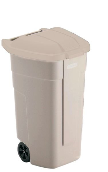 Contmo beige - conteneurs poubelles tri sélectif en polyéthylène - rubbermaid - h852 x l533 x p512 mm_0