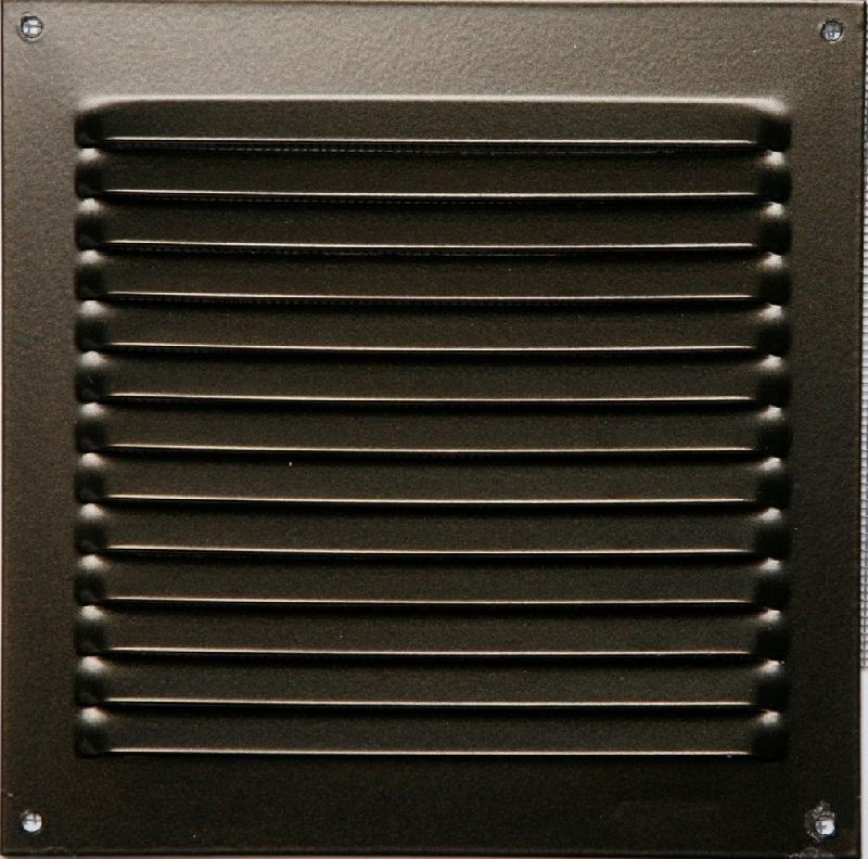 Grille d'aération aluminium laqué, l.15 x l.15 cm_0