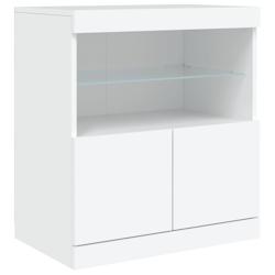 Helloshop26 - Buffet bahut commode armoire meuble de rangement organisateur cuisine salle de séjour salon avec lumières LED 60 x 37 02_0029857 - 300_0