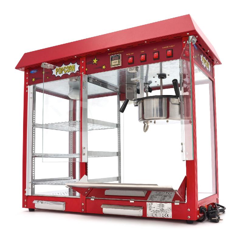 Machine à pop-corn 150gr avec vitrine chauffante Maxima 09506006_0