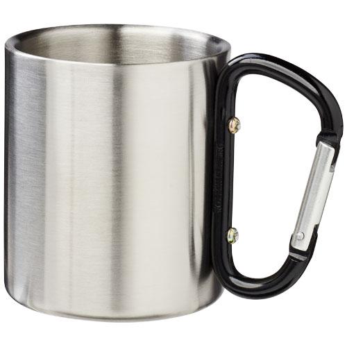 Mug isotherme Alpes avec mousqueton - 200ml en acier inoxydable_0