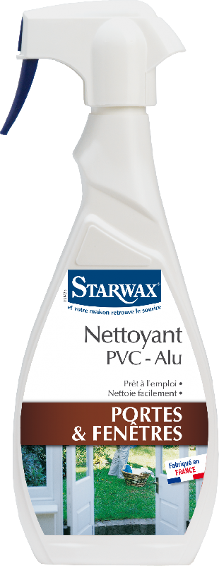 Nettoyant PVC portes et fenêtres - STARWAX 0.5L - Sans rinçage, pour surfaces lisses et granitées_0