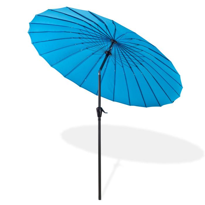 Parasol tokio 2,5 m - bleu azur_0