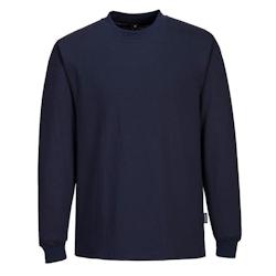 Portwest - Tee-shirt de travail à manches longues antistatique ESD Bleu Taille S - S 5036108347094_0
