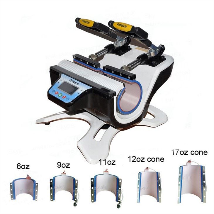Presse à chaud multifonction 5 en 1 - FreeSUB - ST-210-5 - 280W - semi-automatique - pour sublimation de tasses_0