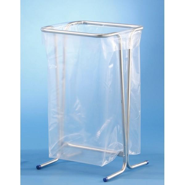 Support de sacs poubelles pliable 110 litres bleu