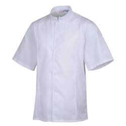 Veste de cuisine mixte col éponge manches courtes  Siaka blanc T.XXL Robur - XXL blanc 3609120436156_0