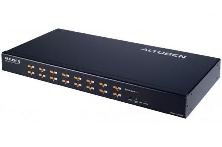 ATEN SN0116 - Déport KVM avec accès série à distance pour 16 serveurs ou périphériques_0
