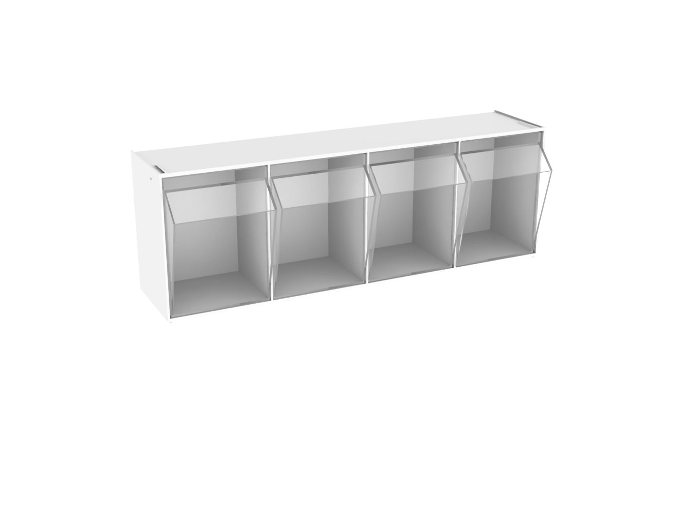 Bacs basculants modulables et flexibles pour stockage médical - Médicaments, instruments chirurgicaux et consommables - Lot de 4 ou 5_0