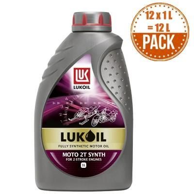 Biolubrifiant huile moteur moto 2T - 100% synthétique - 12 x 1 L - Biodégradable et haute qualité_0