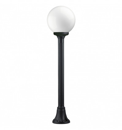 Borne lumineuse extérieure classique Indura Globo DOPO - IP65 - E27 - 70W - Noir - 5250_0