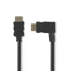Câble Hdmi 1.50m Haute Vitesse Avec Ethernet  Connecteur Hdmi - Connecteur Hdmi Coudé Vers La Droite  1,5 M  Noir Usage Non Intensif Nedis - 3665476_0