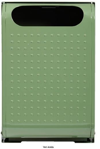 CORBEILLE EN ACIER MURALE 30L_0