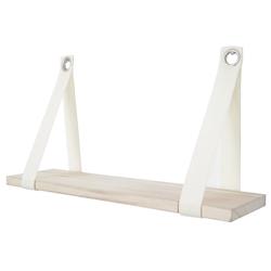 Décoshop26 - Étagère murale suspendue 27x50cm en bois clair aspect vintage 04_0005187 - 3000578132698_0