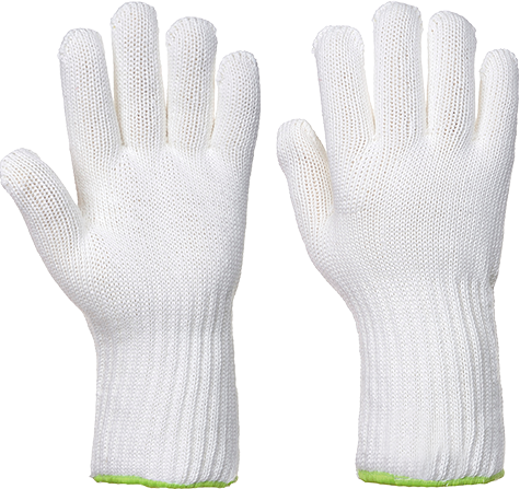 Gants de protection thermique chaleur 250° - Blanc A590 - Taille XXL - Ambidextre avec manchettes longues_0