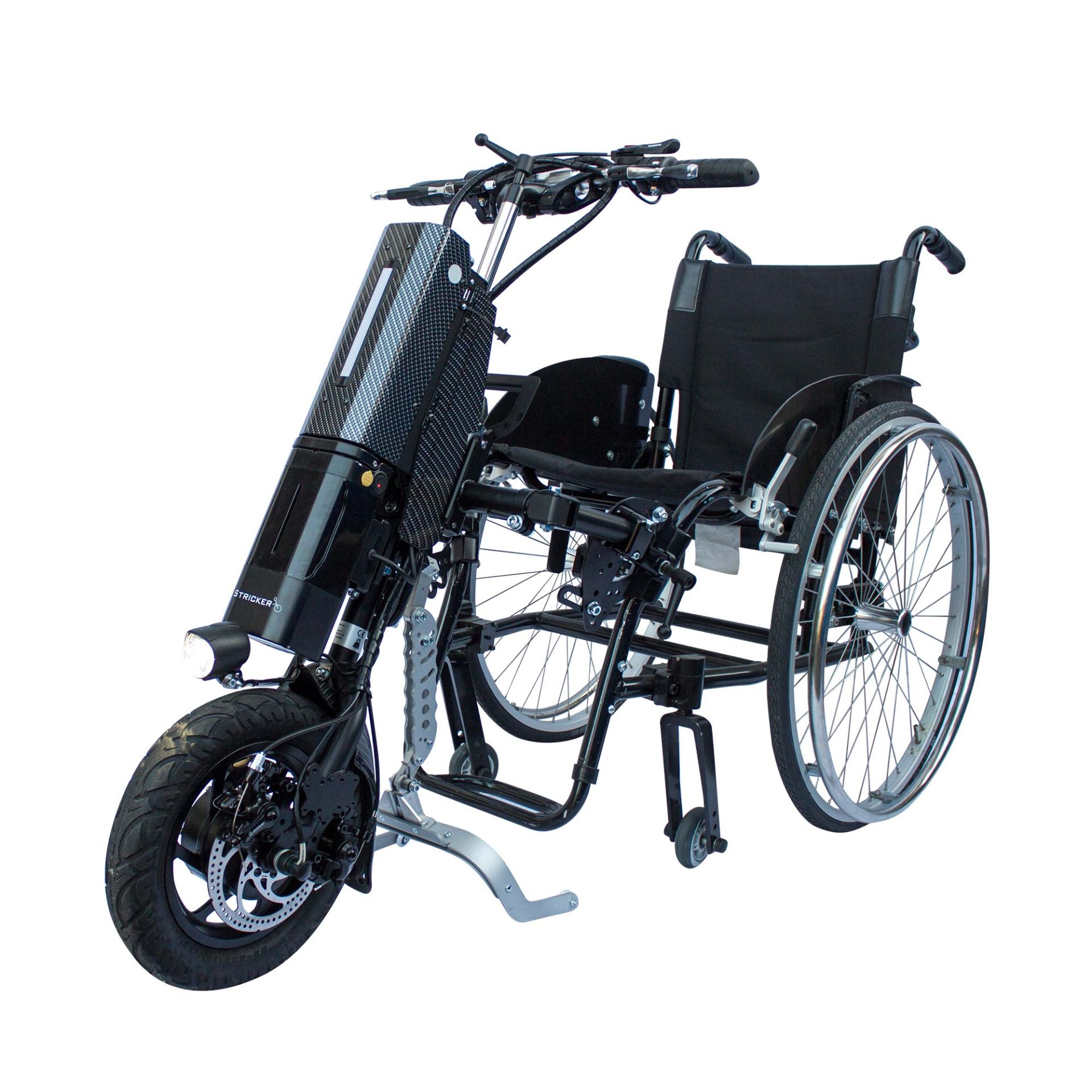 Handbike tout electrique ultra legere 8 pouces - PICO pour fauteuil roulant_0
