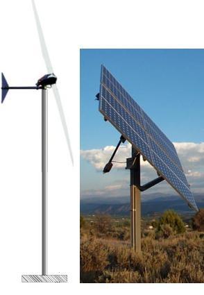 système hybride éolien solaire