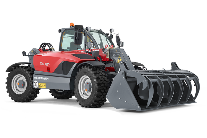 Mini-chargeuse 5.225t - Weidemann T6027 - Chariot télescopique compact avec quatre roues motrices et directrices_0