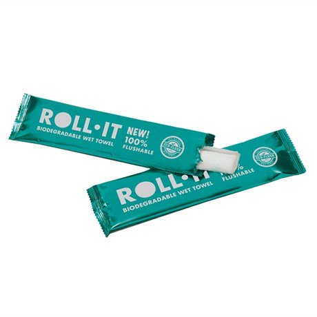 RINCE-DOIGTS JETABLE ROLL IT 50 G/M² CELLULOSE BLANC (VENDU PAR 1000)