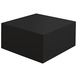 SalesFever Table basse carrée | Laqué haute brillance | Bois MDF | L 60 x P 60 x H 30 cm | noir - noir Bois manufacturé 399590_0