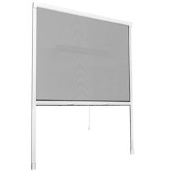 Tectake Moustiquaire store pour fenêtre 90 x 160 cm blanc - 402063 - blanc aluminium 402063_0