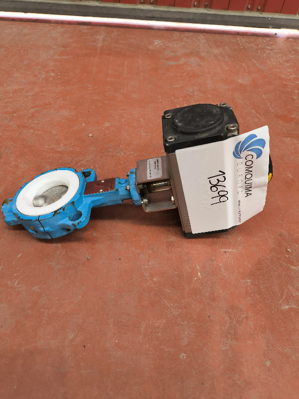 Électrovanne papillon Ebro T211-A - Référence : C13699 - DN 150 mm - 10 bar - Température : -40/+200ºC_0