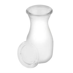 Lot De 6 Bouteilles En Verre 250ml Avec Bouchon Doré - Pour Liqueur, Huile, Décoration, Lave-Vaisselle