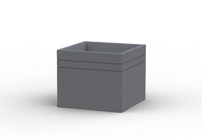 Jardinière Brno 133136 - Komserwis - Hauteur : 65 cm - Béton sablé ou peint_0