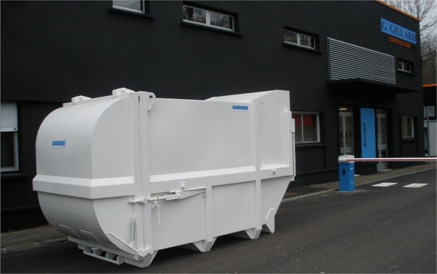 Compacteur monobloc spécial bio-déchets - Paktor Série 5 - Capacité 8 à 12 m³ - Pression de compaction 20 tonnes_0