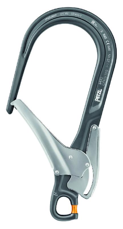 Connecteur MGO OPEN directionnel - PETZL - Aluminium - Disponible en 2 versions (60 mm et 110 mm)_0