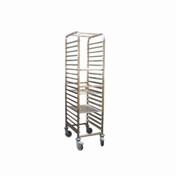 Echelle démontable inox GN2/1 profondeur 675 mm (Niveaux / Hauteur mm: 15 / 1485)_0