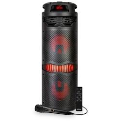 Enceinte Autonome 360 degrés PICKERING BARREL 6 sur Batterie Micro et Télécommande 600 Watts- 8 Hauts parleur LCD - USB/BT/AUX - 3701123994425_0